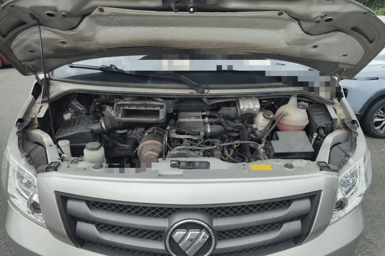 Used Foton Toano 2023 2.0T Manual Jixiang Van Extended Wheelbase Mid-Roof Design Rear Single Tire 3-Seater Engine Bay