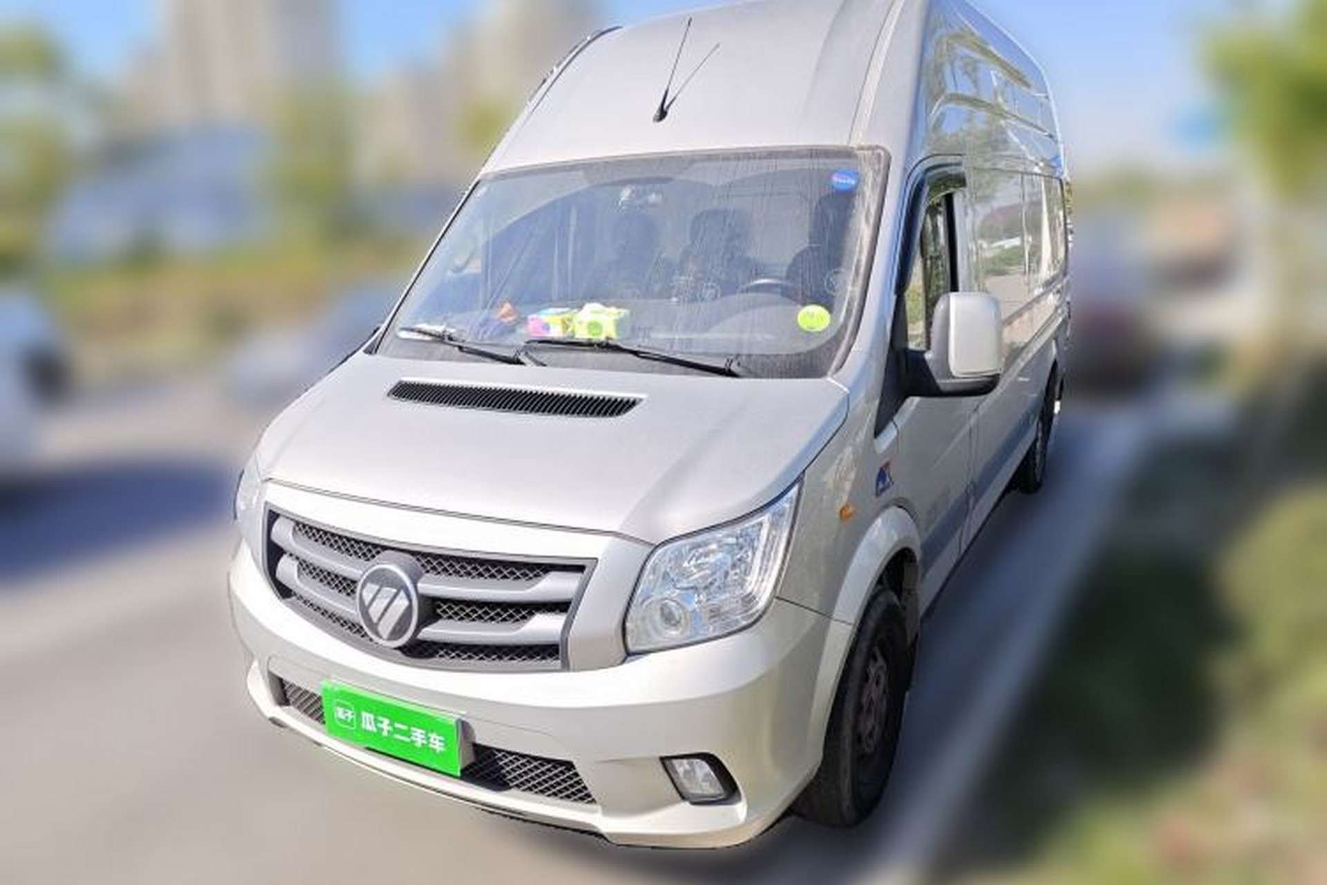 Used Foton Toano 2023 Joy Elephant Van 2.0T Manual Transmission Extended Wheelbase Ultra-High Roof Rear Single Tire 3-Seater Front Left 45 Deg