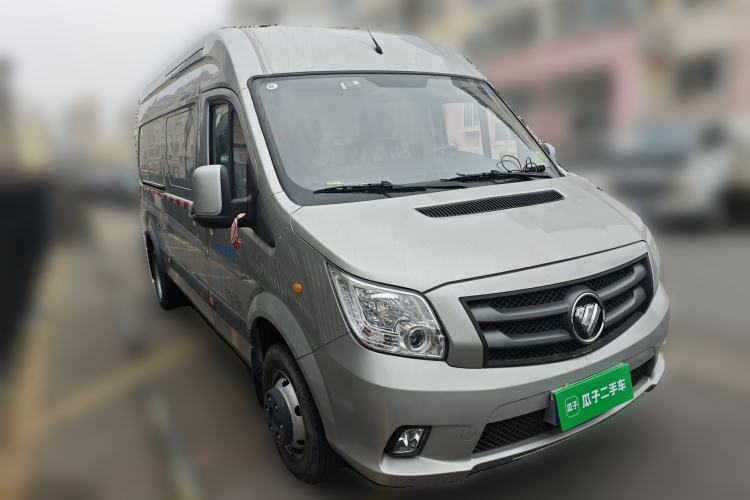 Used Foton Toano 2023 2.8T Manual Jixiang Van Extended Wheelbase Mid-Height Roof Rear Dual Tires 3-Seater Front Right 45 Deg