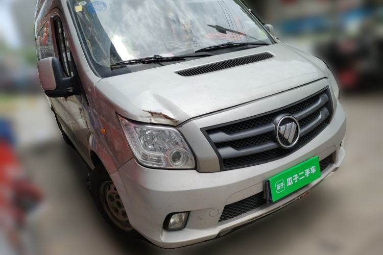 Used Foton Toano 2023 2.8T Manual Jixiang Long Wheelbase Mid-Top Rear Single Tire 7/9-Seater Front Right 45 Deg