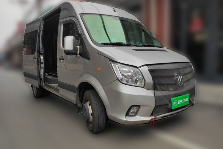 Used Foton Toano 2023 Cummins 2.8T Manual Jixiang Multi-Function Long-Wheelbase Mid-Roof Model with Rear Dual Tires Available in 7/9-Seater Configurations Front Right 45 Deg
