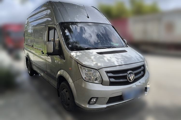 Used Foton Toano 2023 2.5T Manual Jixiang Van Long Wheelbase Ultra-High Roof with Rear Dual Tires 3-Seater Front Right 45 Deg