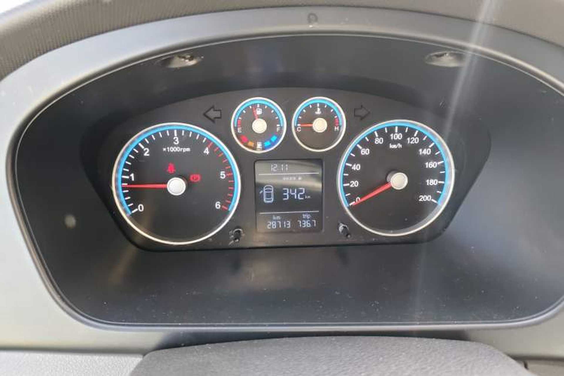 Used Foton Toano 2023 Joy Elephant Van 2.0T Manual Transmission Extended Wheelbase Ultra-High Roof Rear Single Tire 3-Seater Instrument Cluster
