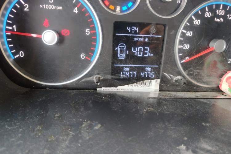 Used Foton Toano 2023 2.8T Manual Urban Version Short Wheelbase Low Roof with Single Rear Tire—5/6/9 Seater Odometer Close Up