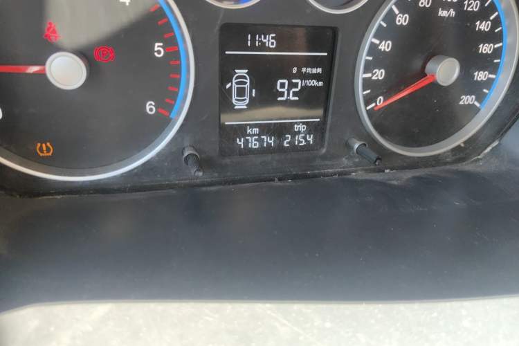 Used Foton Toano  Odometer Close Up