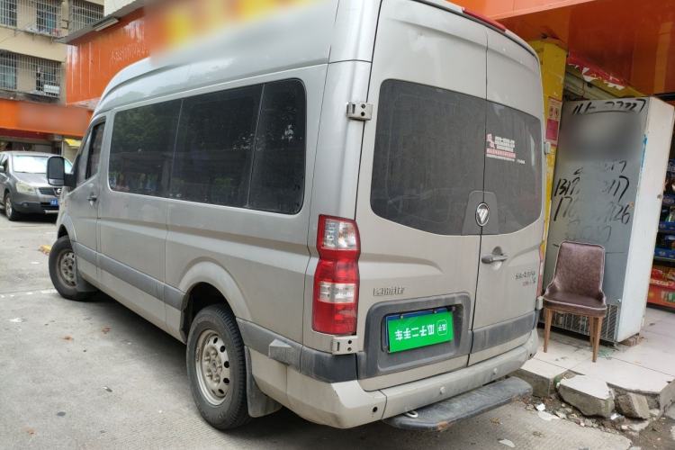 Used Foton Toano 2023 2.8T Manual Jixiang Long Wheelbase Mid-Top Rear Single Tire 7/9-Seater Rear Left 45 Deg