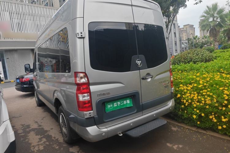Used Foton Toano 2023 Joy Elephant Multi-Function Model Cummins 2.8T Manual Transmission Long Wheelbase Mid-Roof Design Rear Single Tire—Available in 5/6/7/9-Seater Configurations Rear Left 45 Deg