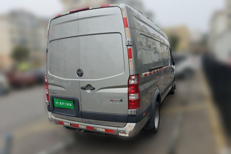 Used Foton Toano 2023 2.8T Manual Jixiang Van Extended Wheelbase Mid-Height Roof Rear Dual Tires 3-Seater Rear Right 45 Deg