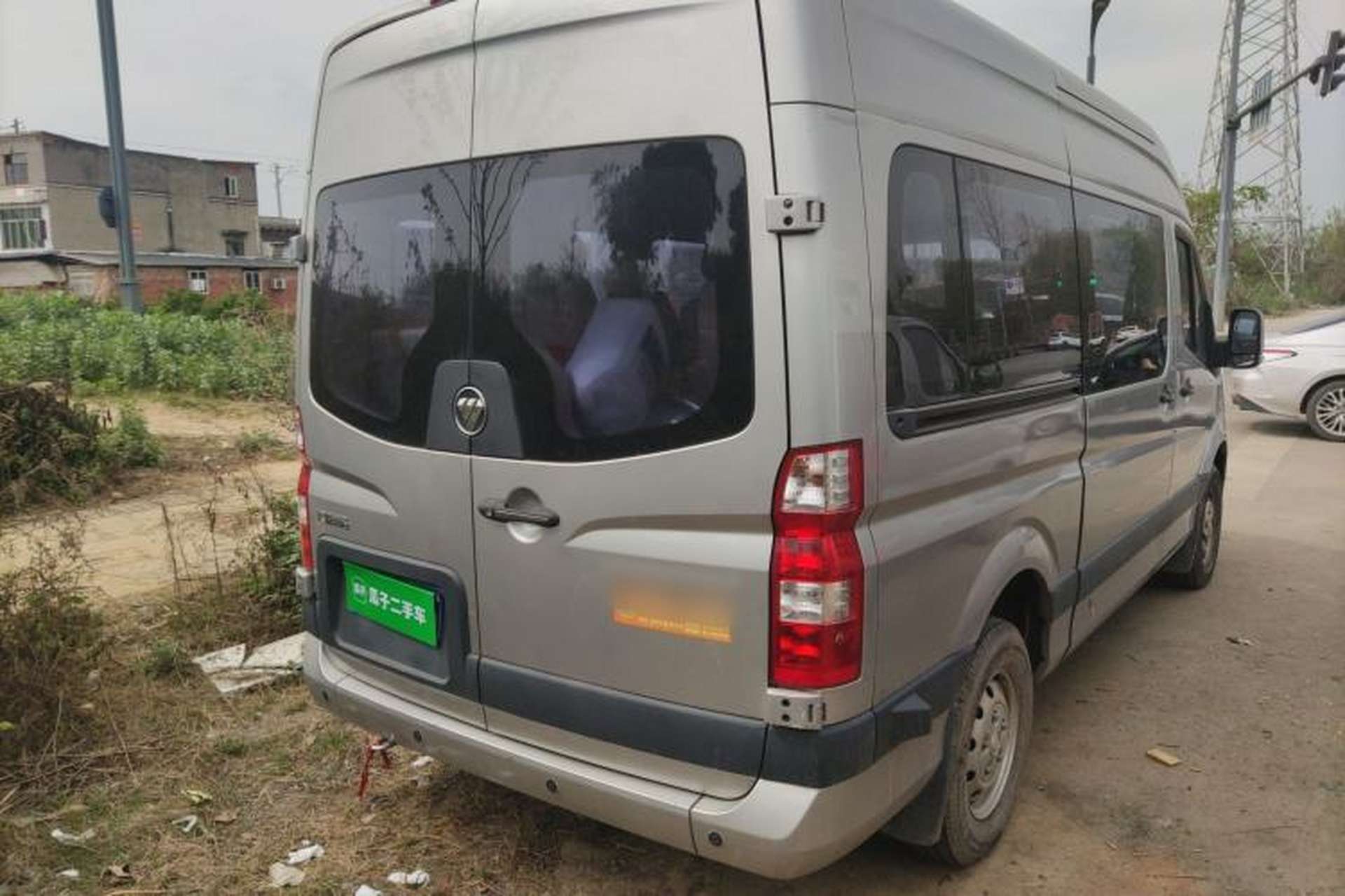 Used Foton Toano 2023 2.0T Automatic Jixiang Long-Wheelbase Mid-Height Rear Single Tire 7/9-Seater Rear Right 45 Deg