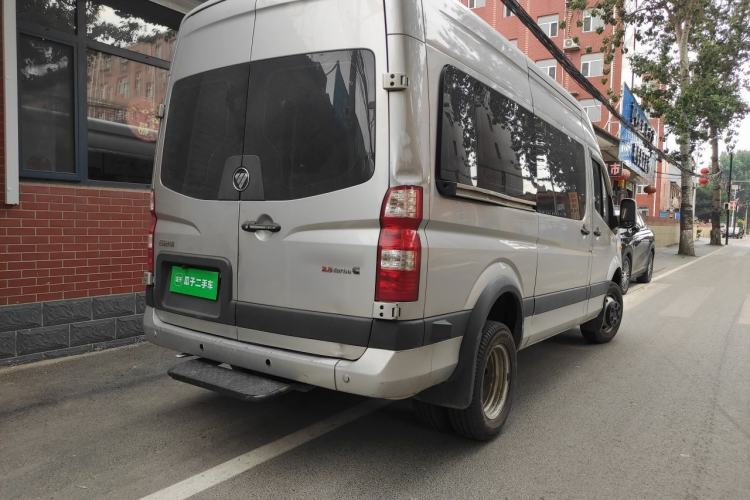 Used Foton Toano 2023 Cummins 2.8T Manual Jixiang Multi-Function Long-Wheelbase Mid-Roof Model with Rear Dual Tires Available in 7/9-Seater Configurations Rear Right 45 Deg