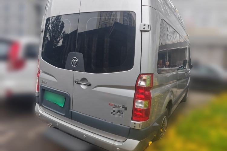 Used Foton Toano 2023 Joy Elephant Multi-Function Model Cummins 2.8T Manual Transmission Long Wheelbase Mid-Roof Design Rear Single Tire—Available in 5/6/7/9-Seater Configurations Rear Right 45 Deg