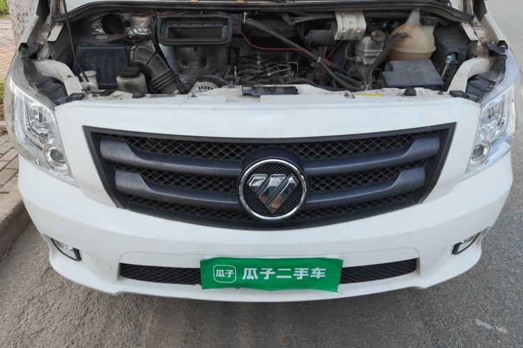 Used Foton Toano 2023 Cummins 2.8T Manual Jixiang Van Extended Wheelbase Ultra-High Roof Rear Dual Tires 3-Seater Engine Bay