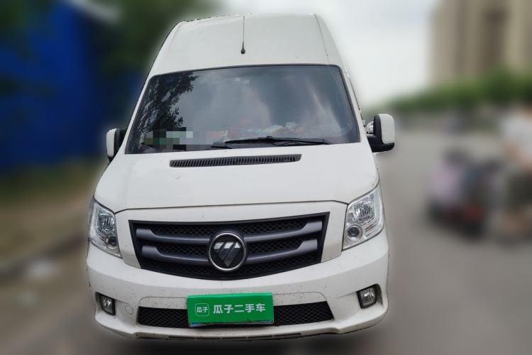 Used Foton Toano 2023 2.5T Manual Jixiang Van Extended Wheelbase Ultra-High Roof with Rear Dual Tires 3-Seater Front