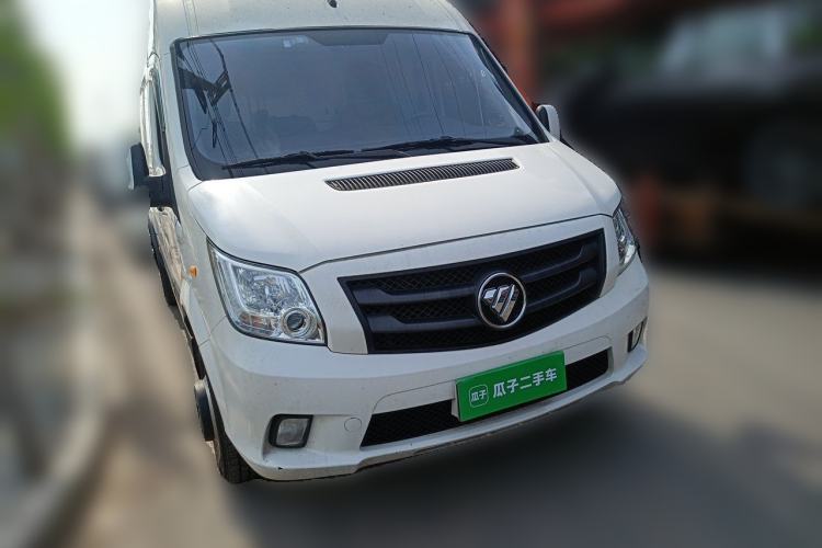 Used Foton Toano 2023 Cummins 2.8T Manual Jixiang Van Extended Wheelbase Mid-Roof Design Rear Dual Tires 3-Seater Configuration Front Right 45 Deg