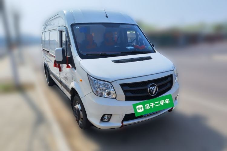 Used Foton Toano 2023 2.5T Manual Jixiang Van Extended Wheelbase Mid-Roof Design with Rear Dual Tires 3-Seater Front Right 45 Deg