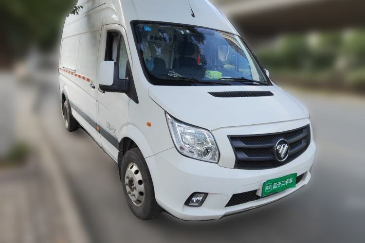 Used Foton Toano 2023 Cummins 2.8T Manual Jixiang Van Extended Wheelbase Ultra-High Roof Rear Dual Tires 3-Seater Front Right 45 Deg