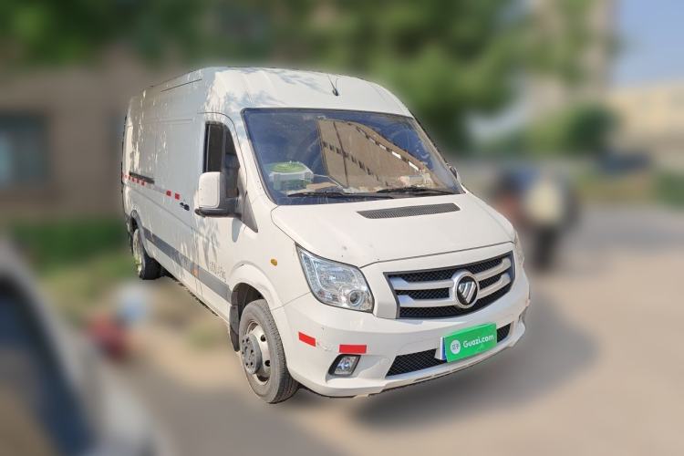Used Foton Toano 2023 2.8T Manual Jixiang Van Extended Wheelbase Mid-Height Roof Rear Dual Tires 3-Seater Front Right 45 Deg