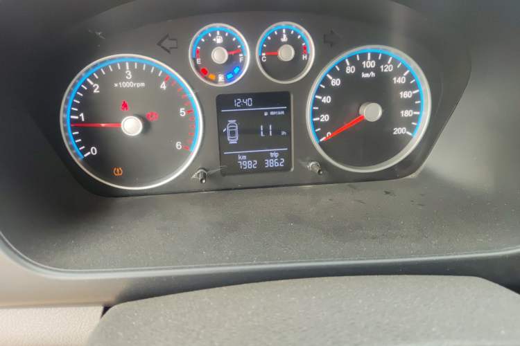 Used Foton Toano  Odometer Close Up