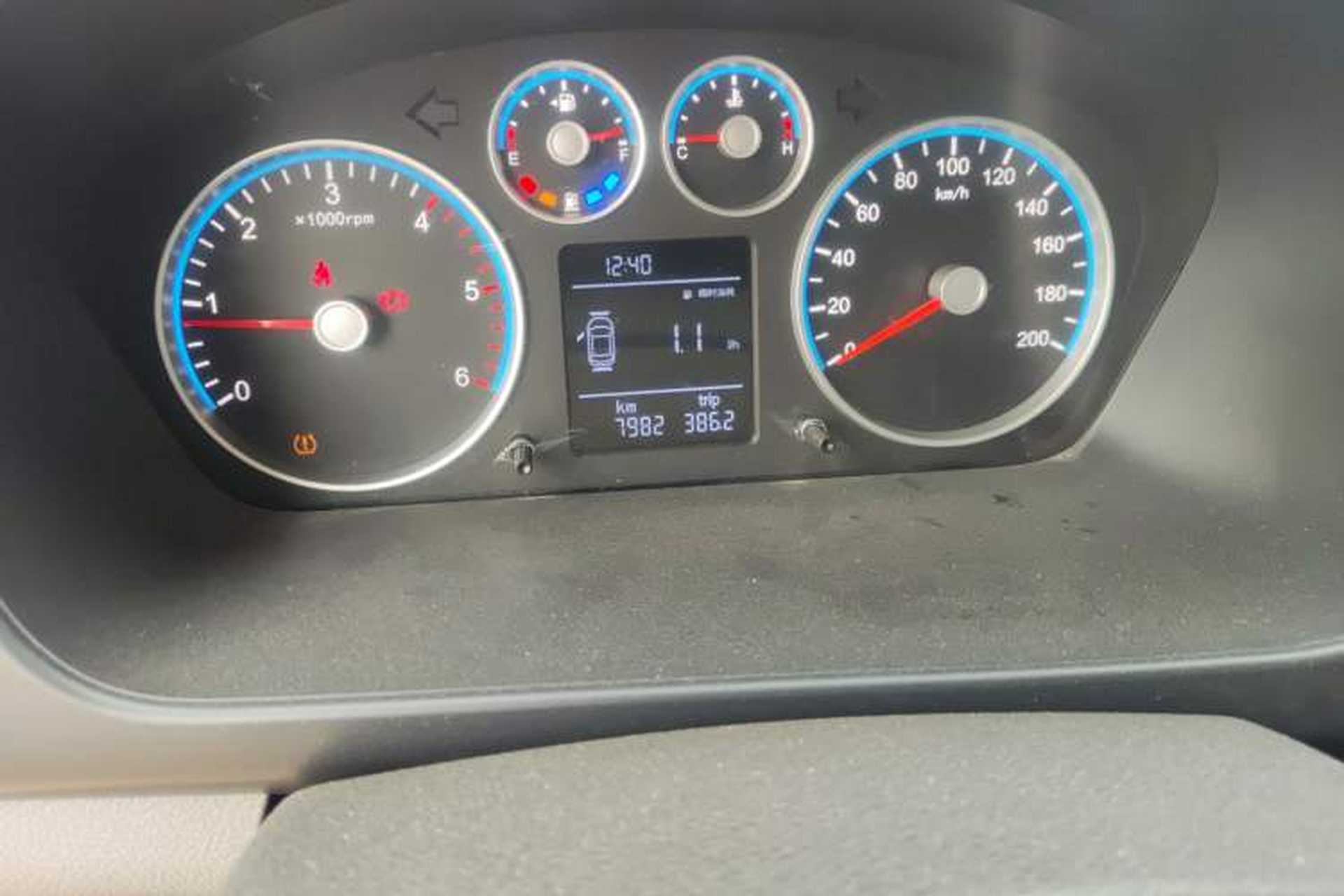 Used Foton Toano  Odometer Close Up