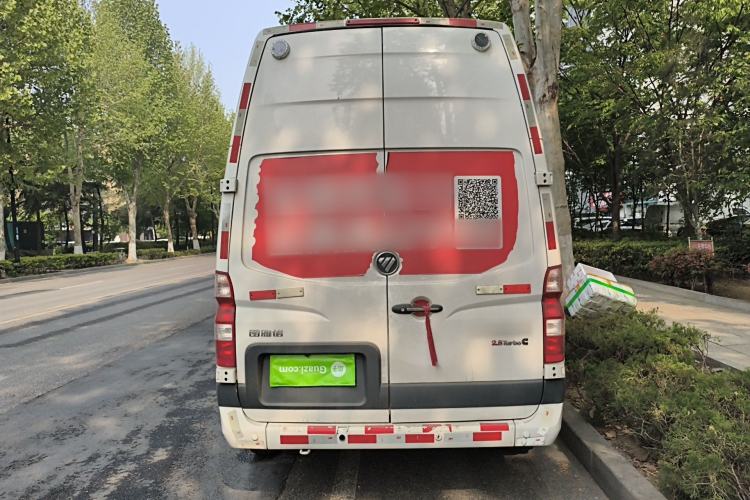 Used Foton Toano 2023 2.8T Manual Jixiang Van Extended Wheelbase Ultra-High Roof with Rear Dual Tires 3-Seater Rear