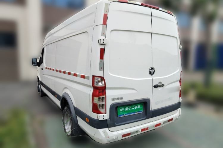 Used Foton Toano 2023 2.5T Manual Jixiang Van Extended Wheelbase Mid-Roof Design with Rear Dual Tires 3-Seater Rear Left 45 Deg