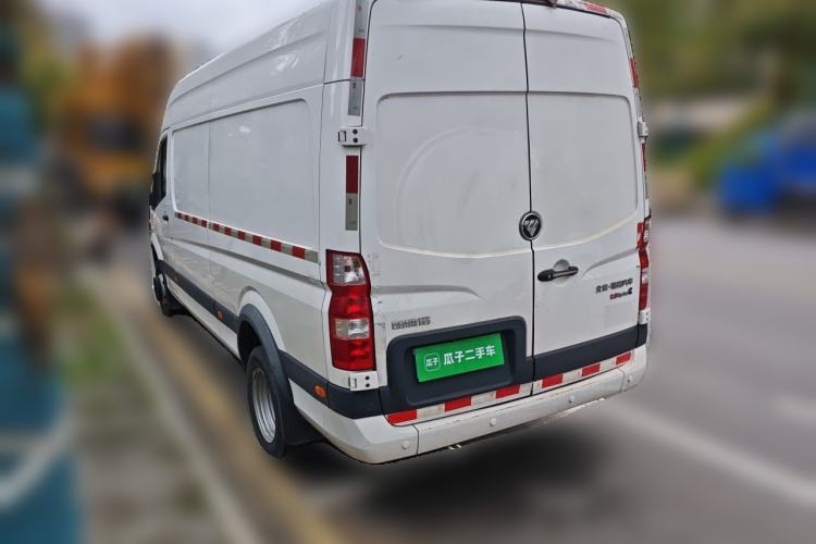 Used Foton Toano 2023 2.8T Manual Jixiang Van Extended Wheelbase Mid-Height Roof Rear Dual Tires 3-Seater Rear Left 45 Deg