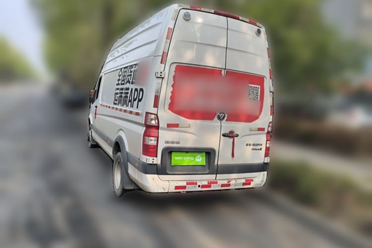 Used Foton Toano 2023 2.8T Manual Jixiang Van Extended Wheelbase Ultra-High Roof with Rear Dual Tires 3-Seater Rear Left 45 Deg