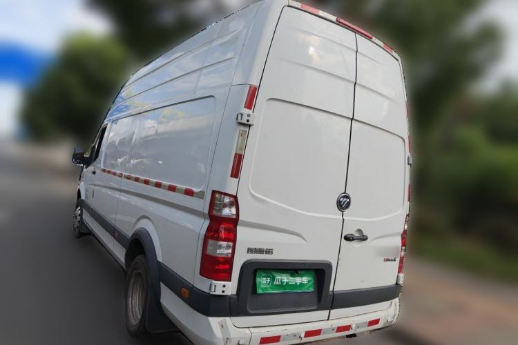 Used Foton Toano 2023 Cummins 2.8T Manual Jixiang Van Extended Wheelbase Ultra-High Roof Rear Dual Tires 3-Seater Rear Left 45 Deg