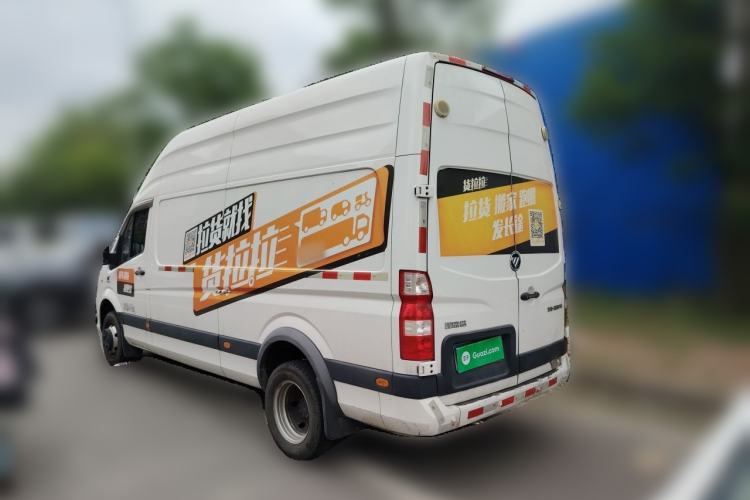 Used Foton Toano 2023 2.5T Manual Jixiang Van Extended Wheelbase Ultra-High Roof with Rear Dual Tires 3-Seater Rear Left 45 Deg