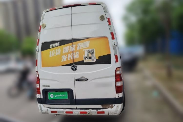 Used Foton Toano 2023 2.5T Manual Jixiang Van Extended Wheelbase Ultra-High Roof with Rear Dual Tires 3-Seater Rear