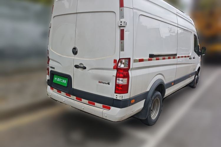 Used Foton Toano 2023 2.8T Manual Jixiang Van Extended Wheelbase Mid-Height Roof Rear Dual Tires 3-Seater Rear Right 45 Deg