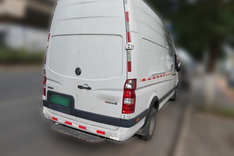 Used Foton Toano 2023 Cummins 2.8T Manual Jixiang Van Extended Wheelbase Ultra-High Roof Rear Dual Tires 3-Seater Rear Right 45 Deg