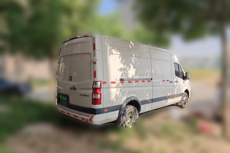 Used Foton Toano 2023 2.8T Manual Jixiang Van Extended Wheelbase Mid-Height Roof Rear Dual Tires 3-Seater Rear Right 45 Deg