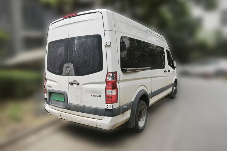 Used Foton Toano 2023 Cummins 2.8T Manual Jixiang Multi-Function Long-Wheelbase Mid-Roof Model with Rear Dual Tires Available in 7/9-Seater Configurations Rear Right 45 Deg