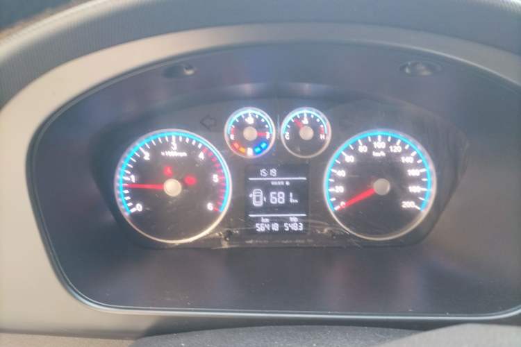 Used Foton Toano 2024 Tuyano Pro Multi-Function 2.0T Manual Rear-Drive Long Wheelbase Mid-Roof Design Single Rear Tire—Available in 5/6/7/9-Seater Configurations Instrument Cluster