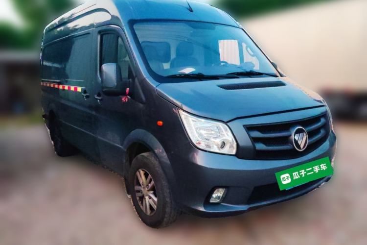 Used Foton Toano 2024 Joy Elephant Van Cummins 2.8T Automatic Long Wheelbase Mid-Roof Design Rear Single Tire 3-Seater Front Right 45 Deg
