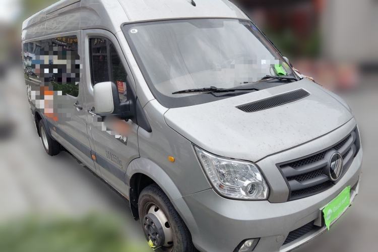 Used Foton Toano 2024 Joyear Multi-Function Cummins 2.8T Manual Long Wheelbase Mid-Roof with Rear Dual Tires 7-Seater Front Right 45 Deg
