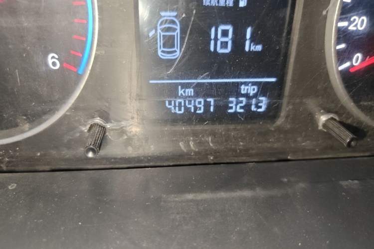 Used Foton Toano  Odometer Close Up