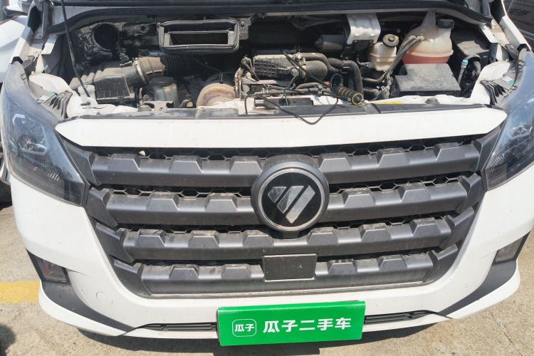 Used Foton Toano 2024 Tuyano Pro Van 2.0T Manual Rear-Drive Long Wheelbase Mid-Roof Design Single Rear Tire 3-Seater Engine Bay
