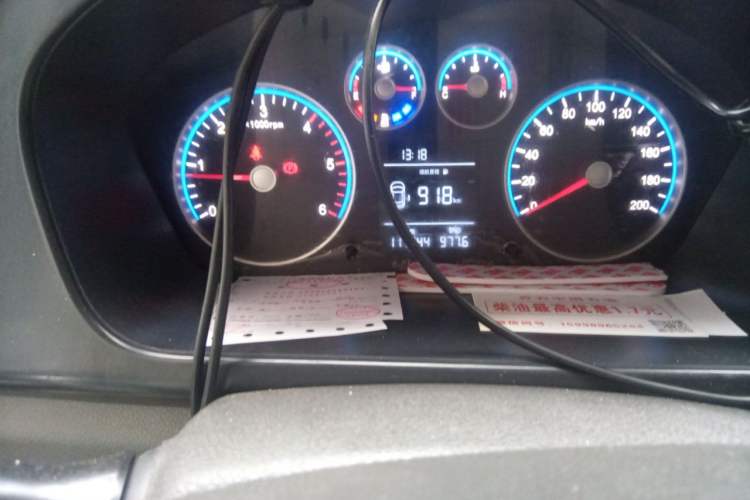 Used Foton Toano 2024 Joyear Multi-Function 2.0T Manual Long-Wheelbase Mid-Roof Model with Single Rear Tire Available in 5/6/7/9-Seater Configurations Instrument Cluster