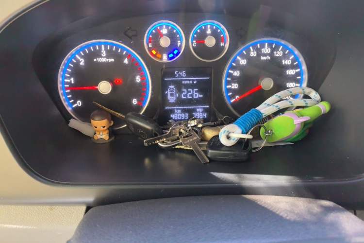Used Foton Toano  Odometer Close Up