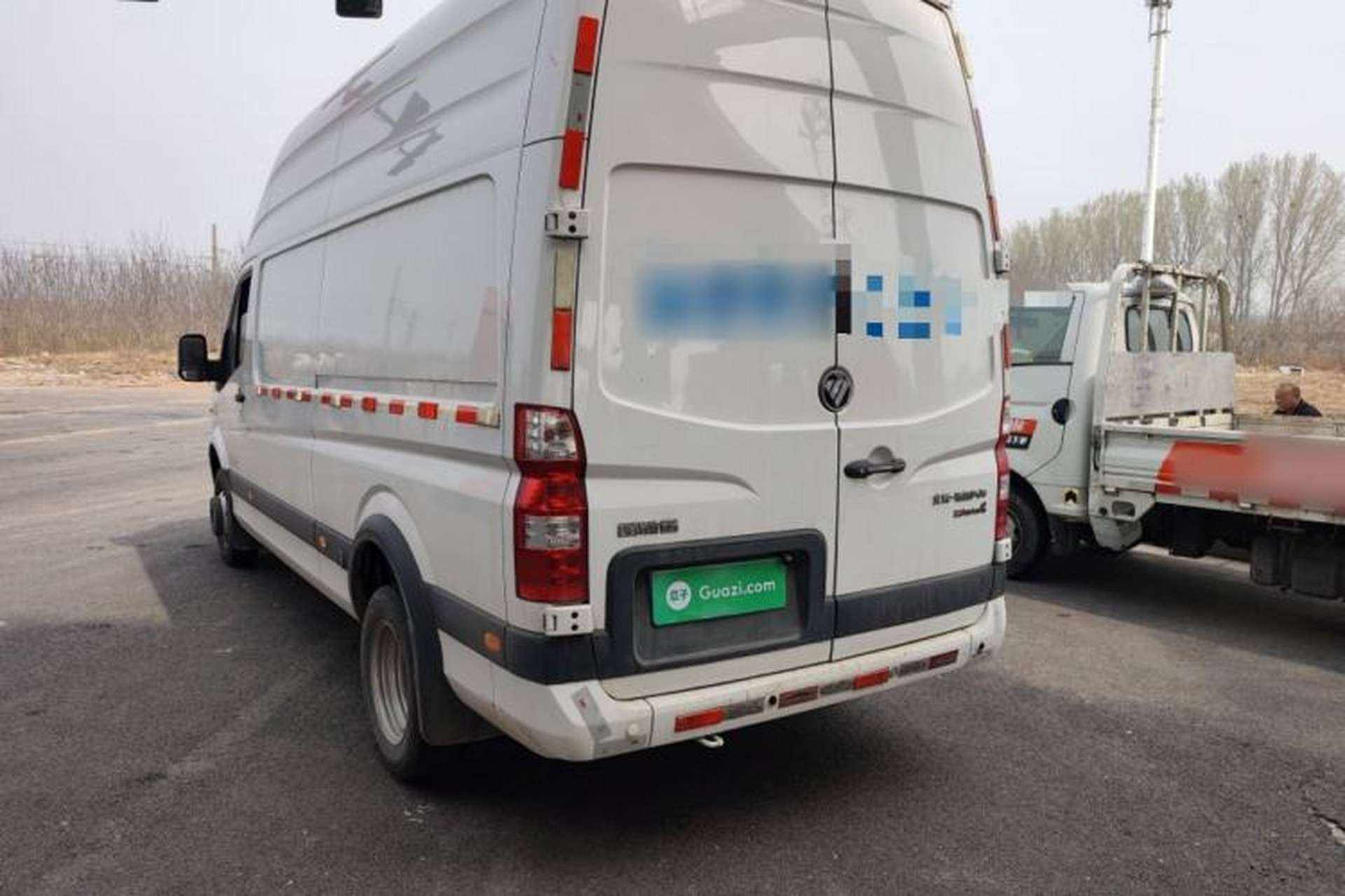 Used Foton Toano 2024 Joy Elephant Van Cummins 2.8T Manual Transmission Long Wheelbase Ultra-High Roof Rear Dual Tires 3-Seater Rear Left 45 Deg