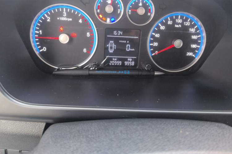 Used Foton Toano  Odometer Close Up