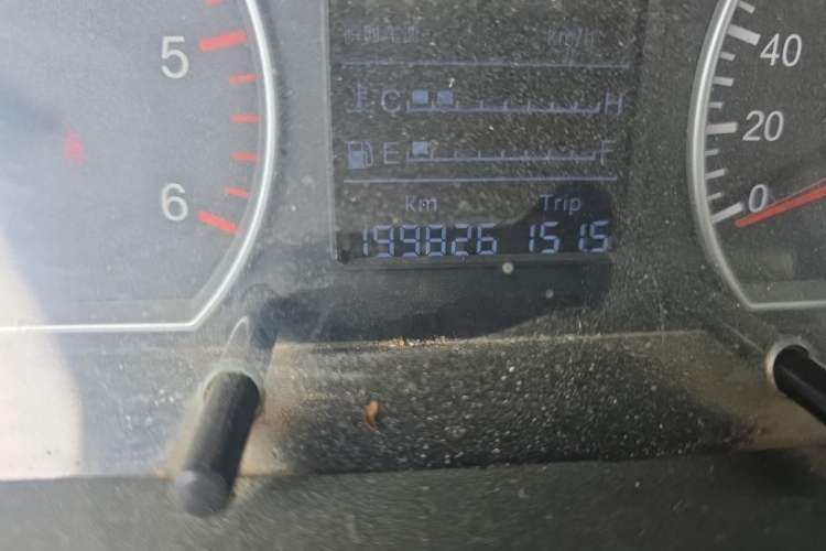Used Foton Tunland 2014 2.8T Elite Edition BJ493ZLQ4 Odometer Close Up