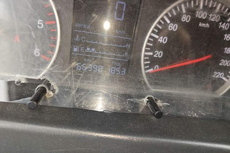 Used Foton Tunland 2014 2.8T Elite Edition BJ493ZLQ4 Odometer Close Up