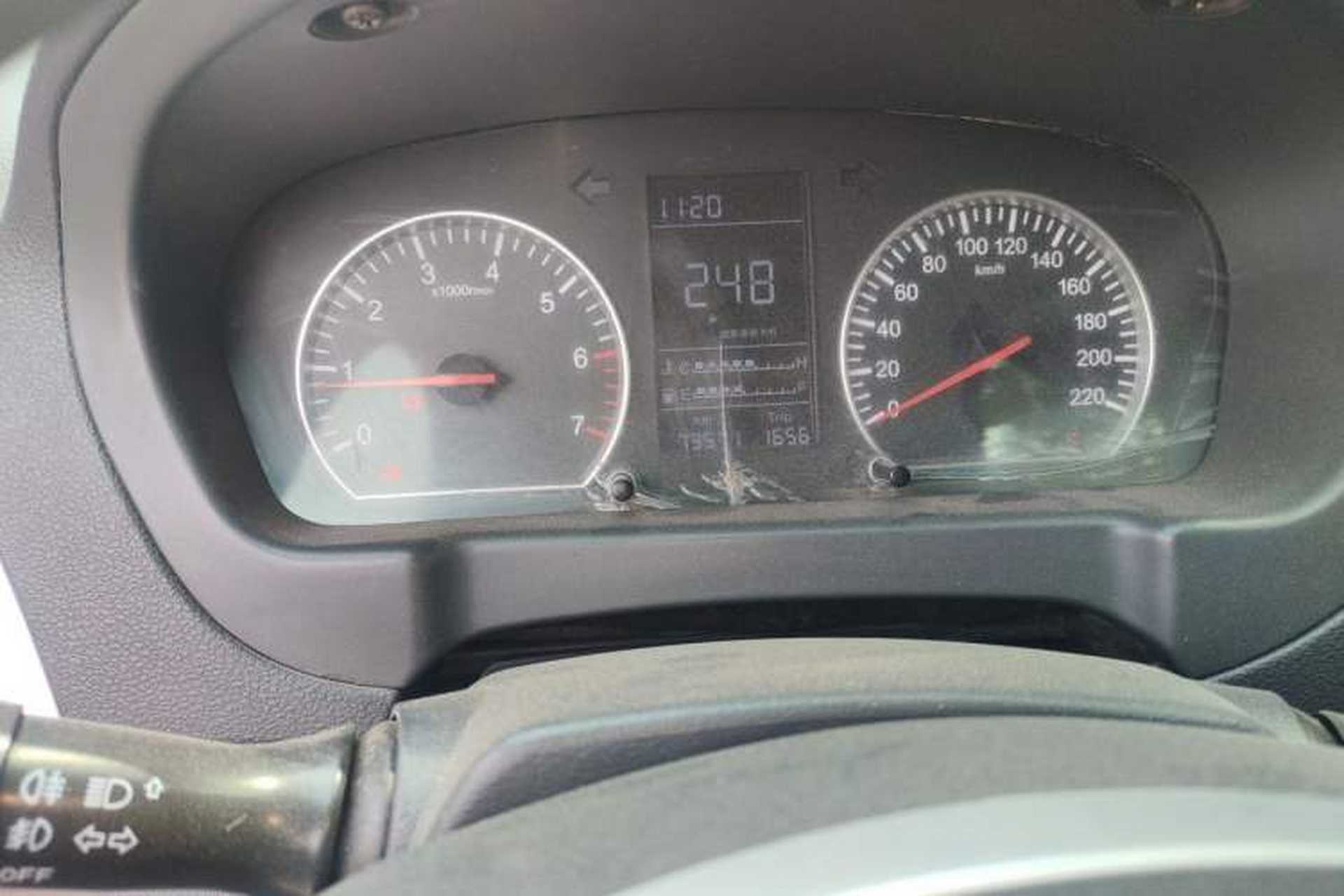 Used Foton Tunland 2017 2.4L E3 Gasoline Two-Wheel Drive Comfort Edition 4G69S4M Odometer Close Up