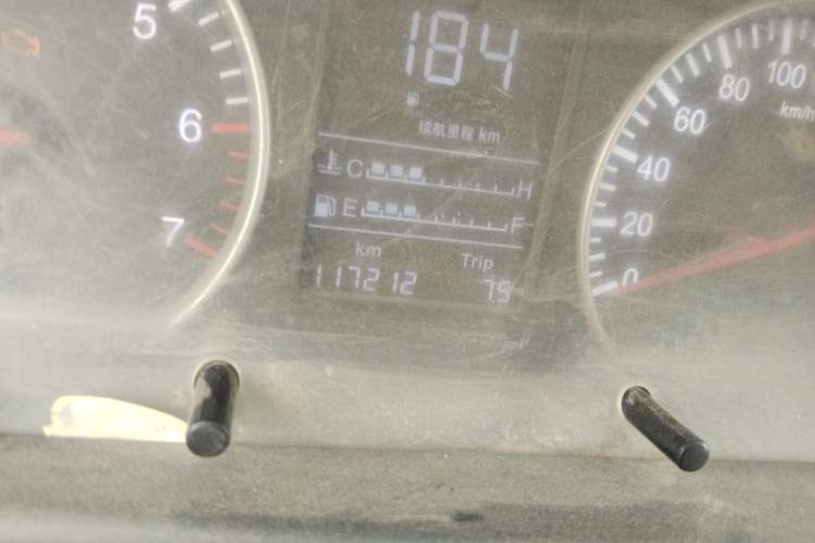 Used Foton Tunland 2017 2.4L E3 Gasoline Two-Wheel Drive Comfort Edition 4G69S4M Odometer Close Up