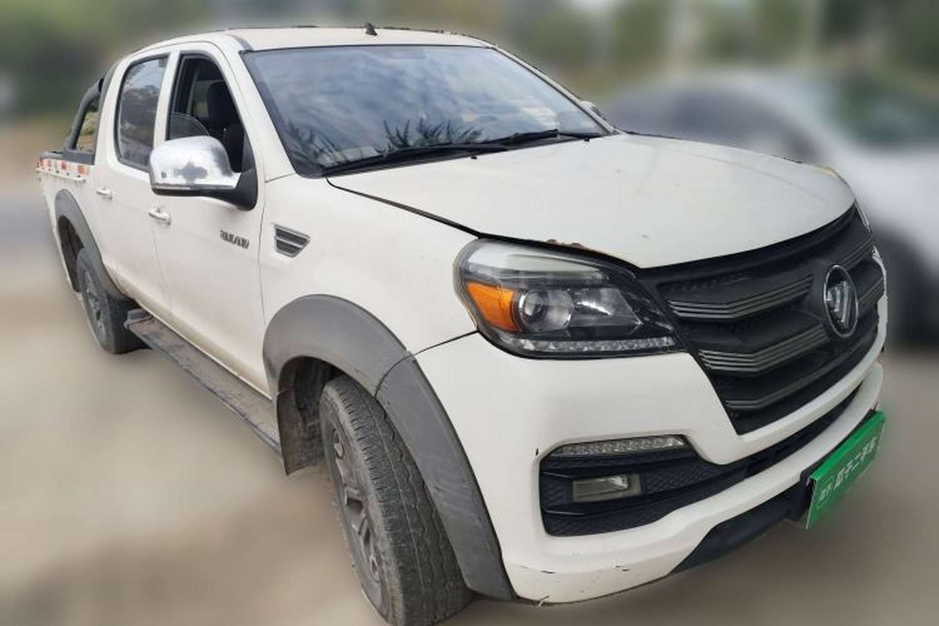 Used Foton Tunland 2018 2.8T E5 Two-Wheel-Drive Comfort Version with Long Wheelbase Equipped with 4J28TC4 Engine Front Right 45 Deg