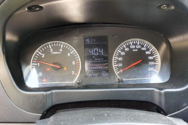 Used Foton Tunland 2018 2.4L E5 Two-Wheel Drive Comfort Version 4G69S4M Instrument Cluster