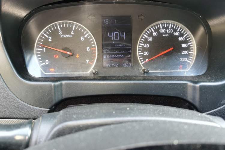 Used Foton Tunland 2018 2.4L E5 Two-Wheel Drive Comfort Version 4G69S4M Odometer Close Up